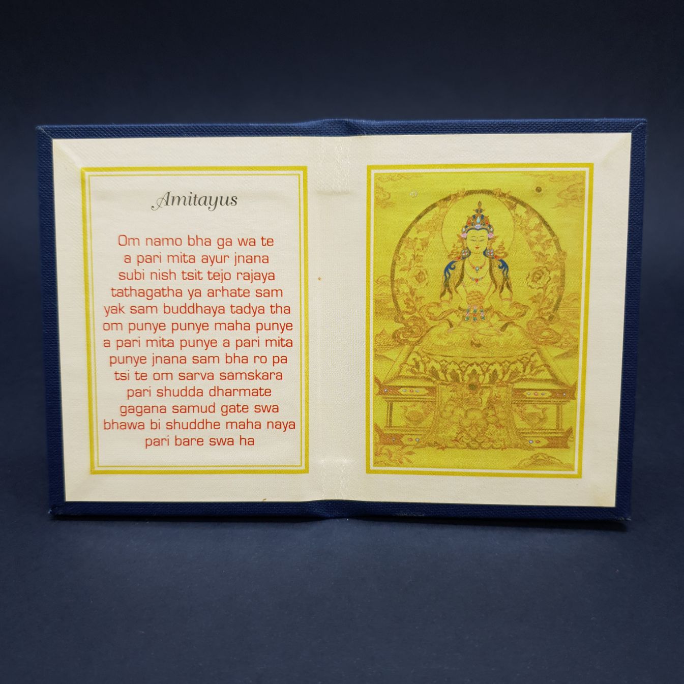 Mini Thangka Dobrável Amitayus
